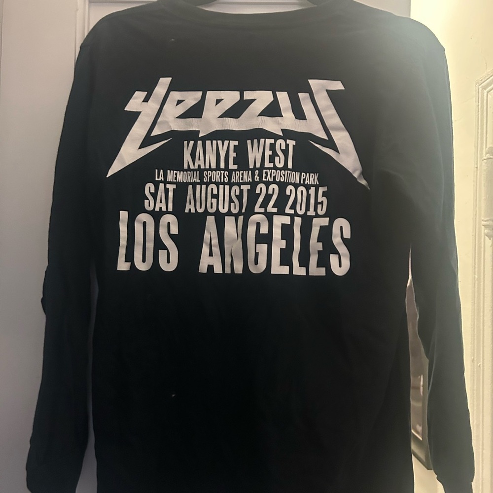 Yeezy Black Graphic Long Sleeve Tee - Picture 2 of 2